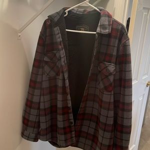 Fleece lined flannel